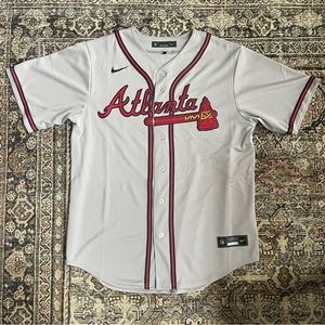 ⚾️ Atlanta Braves Acuña Jr Nike Official MLB Jersey Sz L